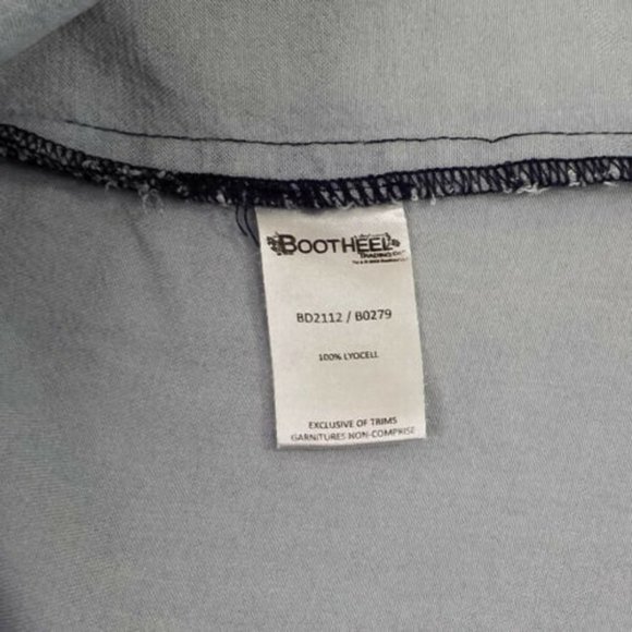 Bootheel Trading Co Cheryl Crow Blue Sleeveless Belted Denim Dress Womens Large - Picture 6 of 11